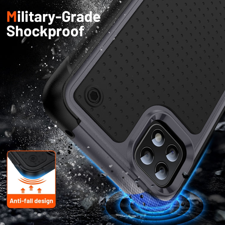 For Samsung Galaxy A22 5G PC + TPU Shockproof Protective Phone Case(Grey+Black) - free shipping - PMC TechLife - Order now!