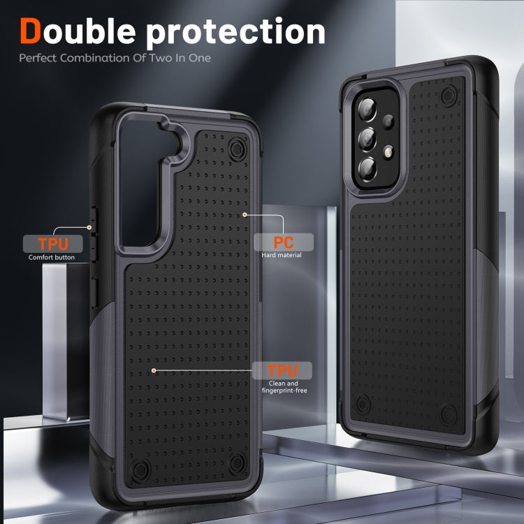 For Samsung Galaxy A53 5G PC + TPU Shockproof Protective Phone Case(Grey+Black) - free shipping - PMC TechLife - Order now!
