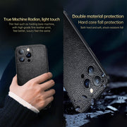 For iPhone 14 Plus SULADA Invisible Bracket Leather Back Cover Phone Case(Dark Green)