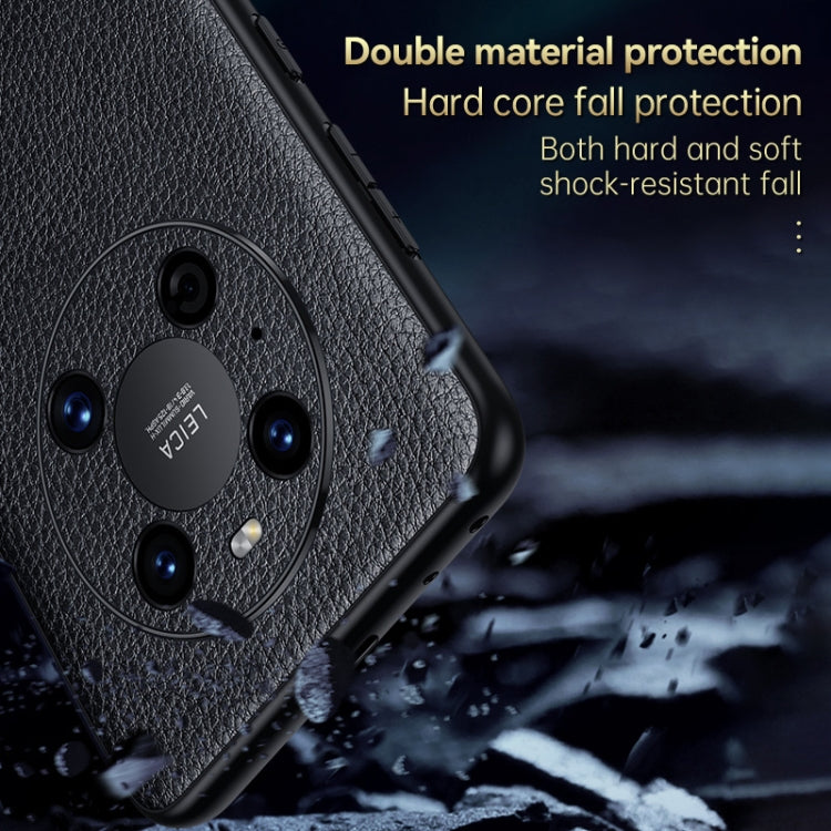 For Huawei Mate 40 Pro SULADA Invisible Bracket Leather Back Cover Phone Case(Dark Green) - Huawei Cases by SULADA | Online Shopping South Africa | PMC TechLife | Buy Now Pay Later Mobicred