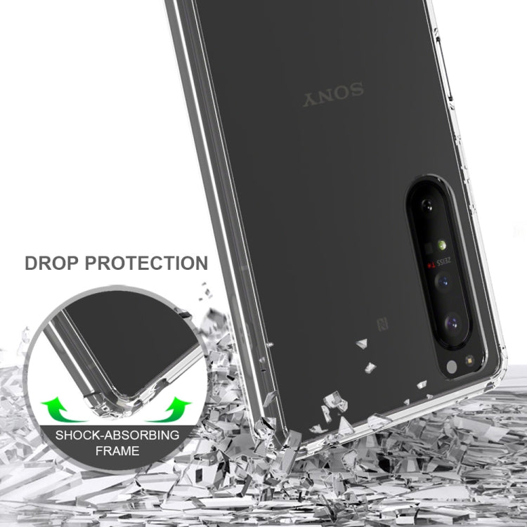 For Sony Xperia 1 II Scratchproof TPU + Acrylic Protective Case(Black) - Sony Cases by PMC Jewellery | Online Shopping South Africa | PMC Jewellery | Buy Now Pay Later Mobicred