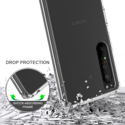 For Sony Xperia 1 II Scratchproof TPU + Acrylic Protective Case(Black) - Sony Cases by PMC Jewellery | Online Shopping South Africa | PMC Jewellery | Buy Now Pay Later Mobicred