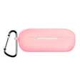 For Huawei FreeBuds SE Pure Color Bluetooth Earphone Silicone Case with Hook(Pink) - Huawei Earphone Case by PMC TechLife | Online Shopping South Africa | PMC TechLife | Buy Now Pay Later Mobicred