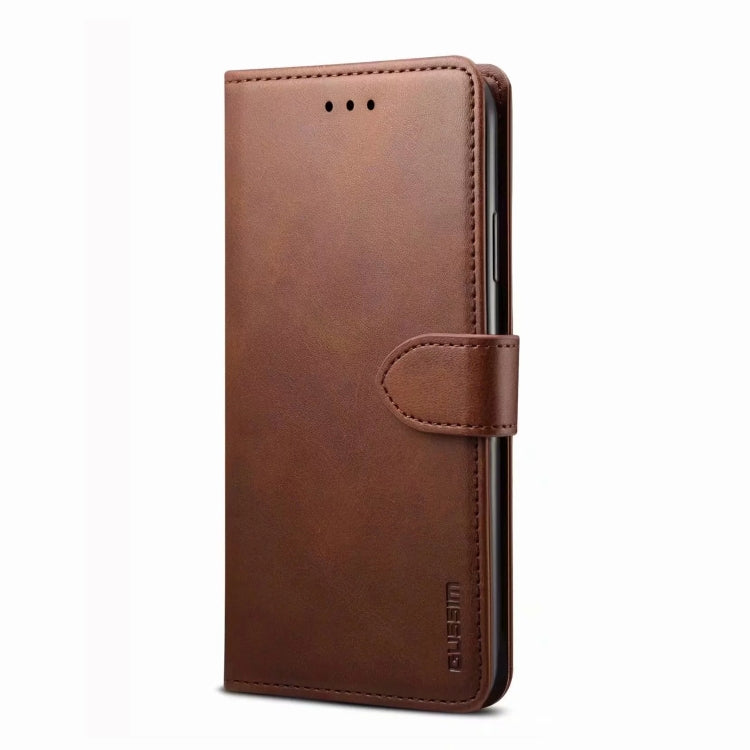 For Huawei Y9 Prime (2019) GUSSIM Business Style Horizontal Flip Leather Case with Holder & Card Slots & Wallet(Brown) - Huawei Cases by GUSSIM | Online Shopping South Africa | PMC TechLife | Buy Now Pay Later Mobicred