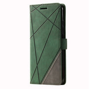 For Xiaomi Redmi A1 Skin Feel Splicing Leather Phone Case(Green)