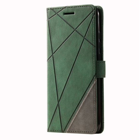 For Xiaomi Redmi A1 Skin Feel Splicing Leather Phone Case(Green)