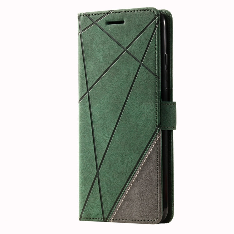 For Xiaomi Redmi A1 Skin Feel Splicing Leather Phone Case(Green)