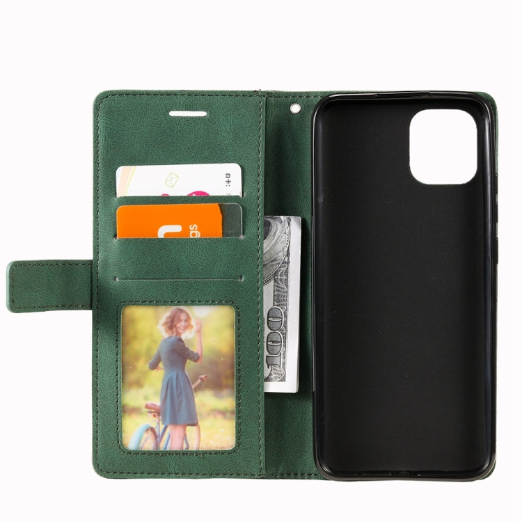 For Xiaomi Redmi A1 Skin Feel Splicing Leather Phone Case(Green)
