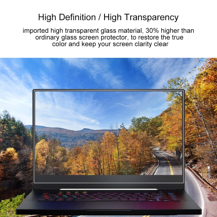For ASUS S5AM Traditional 15.6 inch Laptop Screen HD Tempered Glass Protective Film - Screen Protection Film by PMC TechLife | Online Shopping South Africa | PMC TechLife