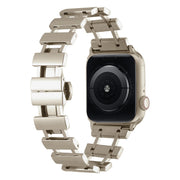 Hollow Stainless Steel Watch Band For Apple Watch Ultra 49mm / Series 8&7 45mm / SE 2&6&SE&5&4 44mm(Starlight)
