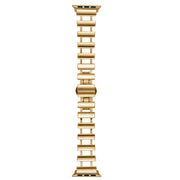 Hollow Stainless Steel Watch Band For Apple Watch Series 8&7 41mm / SE 2&6&SE&5&4 40mm / 3&2&1 38mm(Gold)
