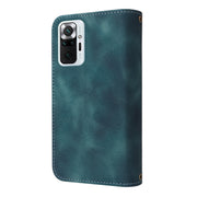 For Xiaomi Redmi Note 10 Pro 4G Multifunctional Card Slot Zipper Wallet Leather Phone Case(Blue)