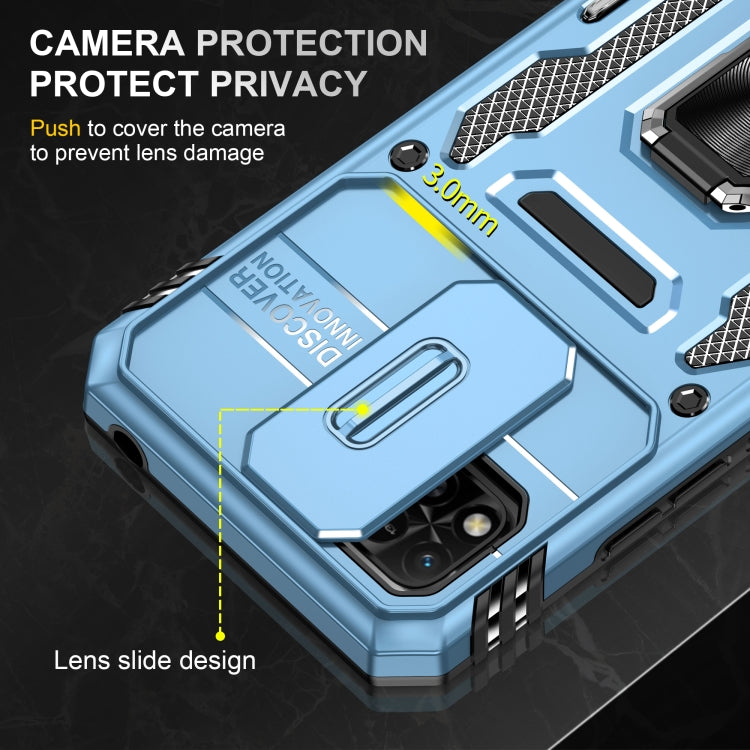 For Xiaomi Redmi 10C Armor PC + TPU Camera Shield Phone Case(Light Blue) - free shipping - PMC TechLife - Order now!