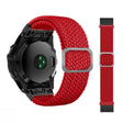 Compatible with Garmin Fenix 7X Adjustable Nylon Braided Elasticity Watch Band(Red) - free shipping - PMC TechLife - Order now!