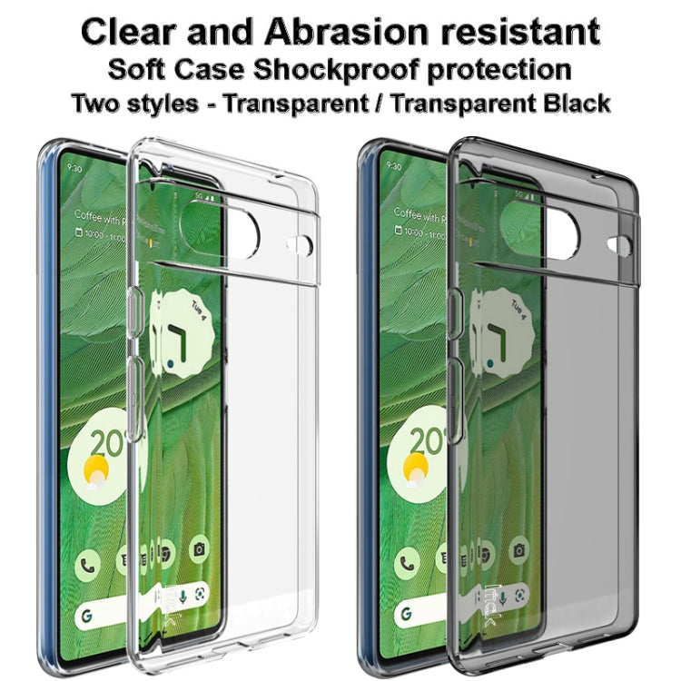 For Google Pixel 7 IMAK UX-5 Series Transparent Shockproof TPU Protective Phone Case(Transparent) - Google Cases by imak | Online Shopping South Africa | PMC TechLife | Buy Now Pay Later Mobicred