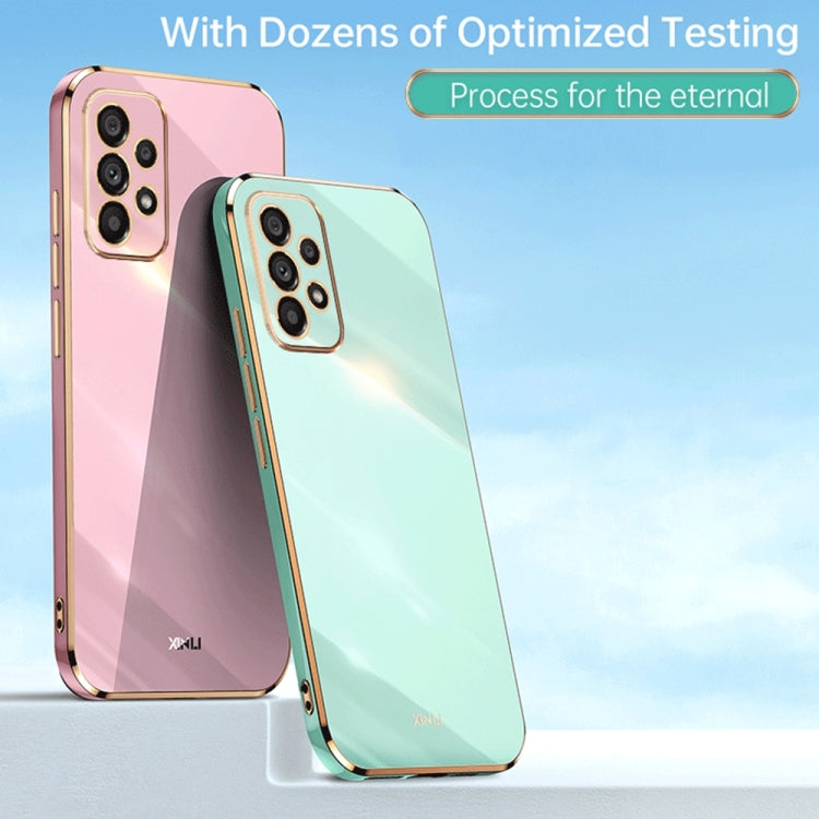 For Samsung Galaxy A53 5G XINLI Straight Edge 6D Electroplate TPU Phone Case(Mint Green) - free shipping - PMC TechLife - Order now!