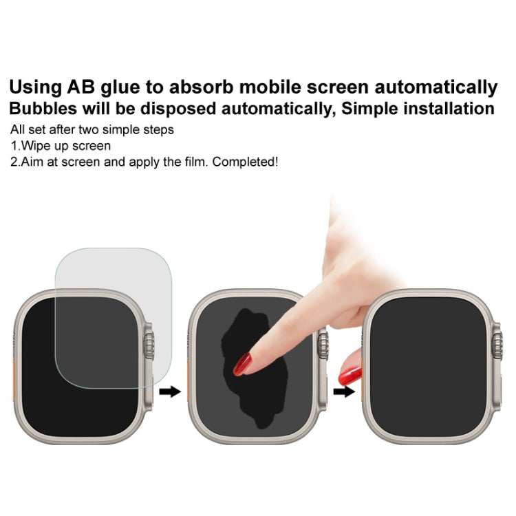 For Apple Watch Ultra 49mm IMAK H Series Tempered Glass Film - Others by imak | Online Shopping South Africa | PMC Jewellery | Buy Now Pay Later Mobicred