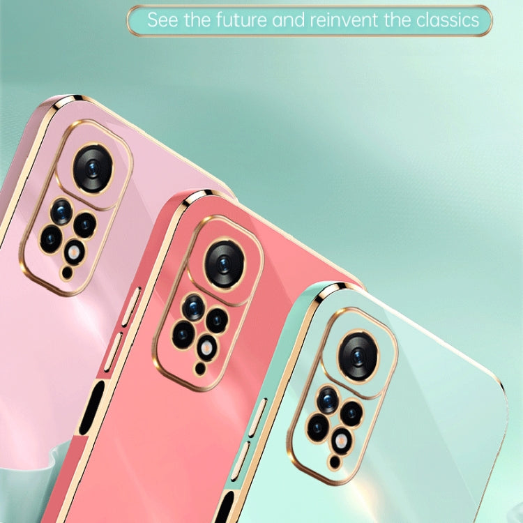 For Xiaomi Redmi Note 11 4G Foreign XINLI Straight Edge 6D Electroplate TPU Phone Case(White) - free shipping - PMC TechLife - Order now!