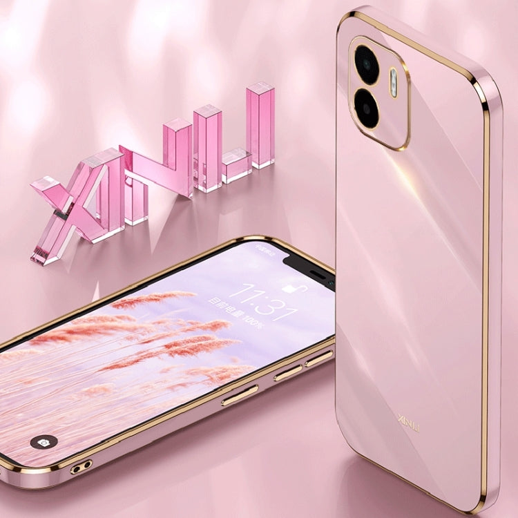 For Xiaomi Redmi A1 4G XINLI Straight Edge 6D Electroplate TPU Phone Case(Mint Green) - free shipping - PMC TechLife - Order now!