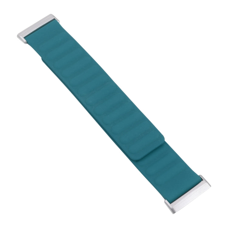 For Fitbit Versa 4 / 3 / Sense 2 20mm Silicone Magnetic Watch Band(Indigo)