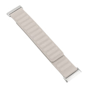 For Fitbit Versa 4 / 3 / Sense 2 20mm Silicone Magnetic Watch Band(Khaki)