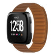 For Fitbit Versa 4 / 3 / Sense 2 20mm Silicone Magnetic Watch Band(Brown) - free shipping - PMC TechLife - Order now!