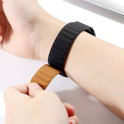 For Fitbit Versa 4 / 3 / Sense 2 20mm Silicone Magnetic Watch Band(Dark Blue)