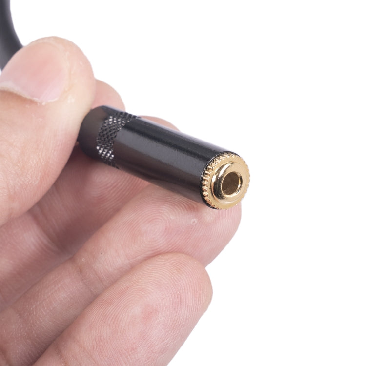 TC227YXK402-03 3.5mm Female to Dual XLR 3pin Male Audio Cable, Length: 30cm(Red Black) - Microphone Audio Cable & Connector by PMC TechLife | Online Shopping South Africa | PMC TechLife