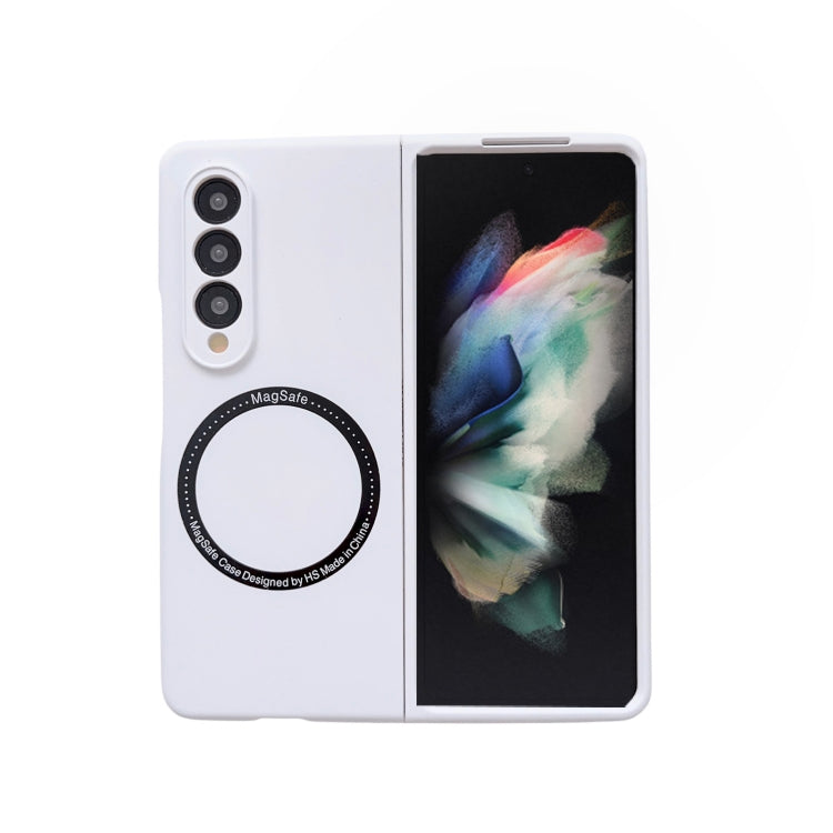 For Samsung Galaxy Z Fold4 Skin Feel MagSafe Magnetic Phone Case(White) - Galaxy Z Fold4 5G Cases by PMC TechLife | Online Shopping South Africa | PMC TechLife