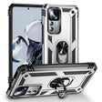 For Xiaomi 12T / 12T Pro Shockproof TPU + PC Phone Case with Holder(Silver) - free shipping - PMC TechLife - Order now!