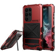 For Samsung Galaxy S23 Ultra 5G R-JUST Life Water-resistant Dustproof Shockproof Phone Case(Red)
