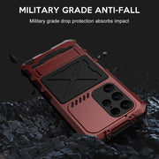 For Samsung Galaxy S23 Ultra 5G R-JUST Life Water-resistant Dustproof Shockproof Phone Case(Red)