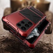 For Samsung Galaxy S23 Ultra 5G R-JUST Life Water-resistant Dustproof Shockproof Phone Case(Red)