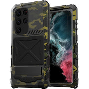 For Samsung Galaxy S23 Ultra 5G R-JUST Life Water-resistant Dustproof Shockproof Phone Case(Camouflage)