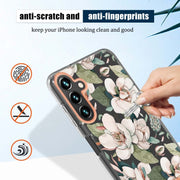 For Samsung Galaxy A14 5G Flowers and Plants Series IMD TPU Phone Case(Purple Peony)