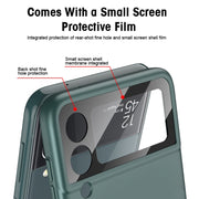 For Samsung Galaxy Z Flip3 5G GKK MagSafe Ultrathin Integrated Shockproof Phone Case with Ring Holder(Black)