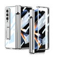 For Samsung Galaxy Z Fold4 GKK Magnetic Fold Hinge Shockproof Phone Case with Pen Slots(Silver) - free shipping - PMC TechLife - Order now!