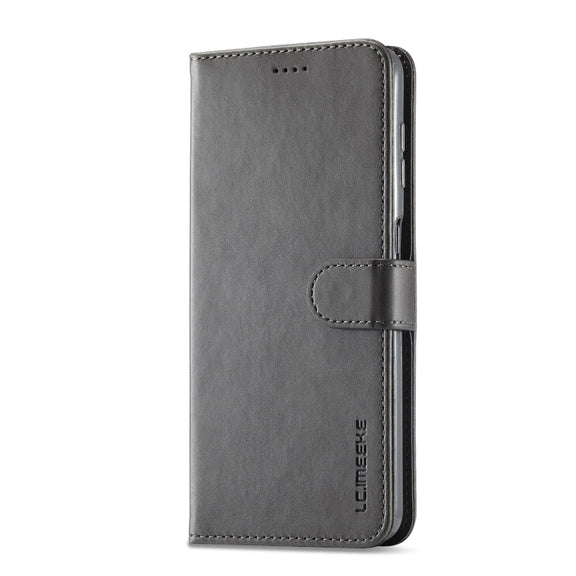 For Samsung Galaxy A54 5G LC.IMEEKE Calf Texture Leather Phone Case(Grey)