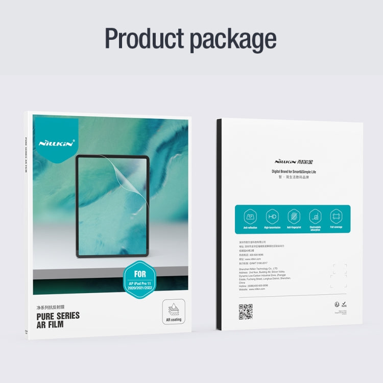 For iPad Pro 11 2020/2021/2022 NILLKIN Net Series Anti-Reflection Tempered Film - free shipping - PMC TechLife - Order now!