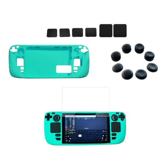 For Steam Deck Shockproof Silicone Game Console Protective Case(Cyan) - Cover Case by PMC Jewellery | Online Shopping South Africa | PMC Jewellery | Buy Now Pay Later Mobicred