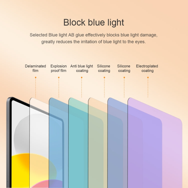 For iPad 2025 / 2022 NILLKIN V+ Series 0.33mm 4H Anti-blue Ray Tempered Glass Film - iPad 2025 / 2022 Tempered Glass by NILLKIN | Online Shopping South Africa | PMC TechLife | Buy Now Pay Later Mobicred