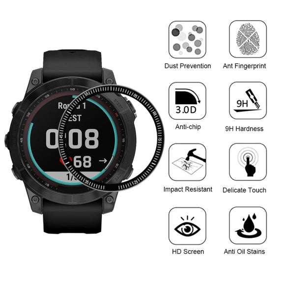 Compatible with Garmin Fenix 7 3D Surface Composite Soft Watch Film