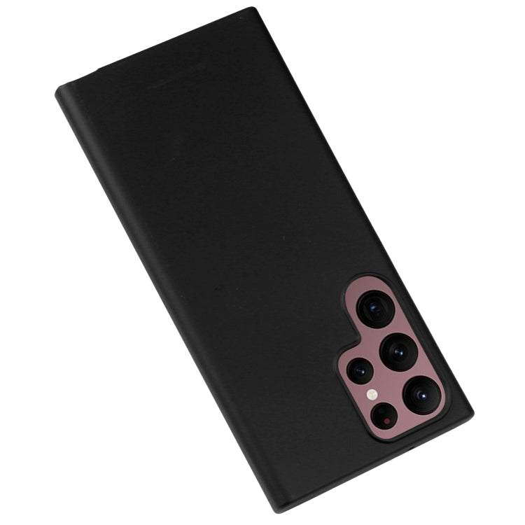 For Samsung Galaxy S23 Ultra 5G GOOSPERY SOFT FEELING Liquid TPU Soft Case(Black) - free shipping - PMC Jewellery - Order now!