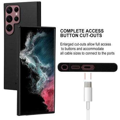 For Samsung Galaxy S23 Ultra 5G GOOSPERY SOFT FEELING Liquid TPU Soft Case(Black) - free shipping - PMC Jewellery - Order now!