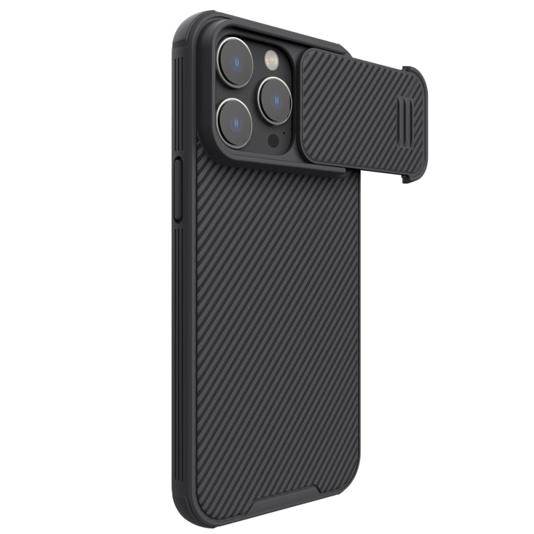For iPhone 14 Pro Max NILLKIN CamShield S Magnetic Magsafe Case(Black) - iPhone 14 Pro Max Cases by NILLKIN | Online Shopping South Africa | PMC TechLife | Buy Now Pay Later Mobicred