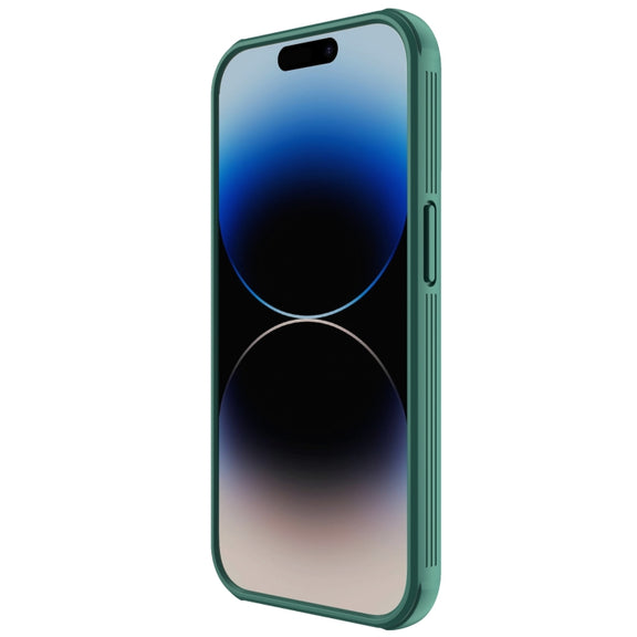 For iPhone 14 Pro Max NILLKIN CamShield S PC Phone Case(Green)