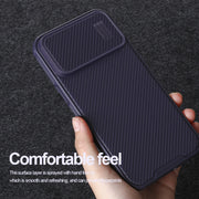 For iPhone 14 Pro Max NILLKIN CamShield S PC Phone Case(Blue)