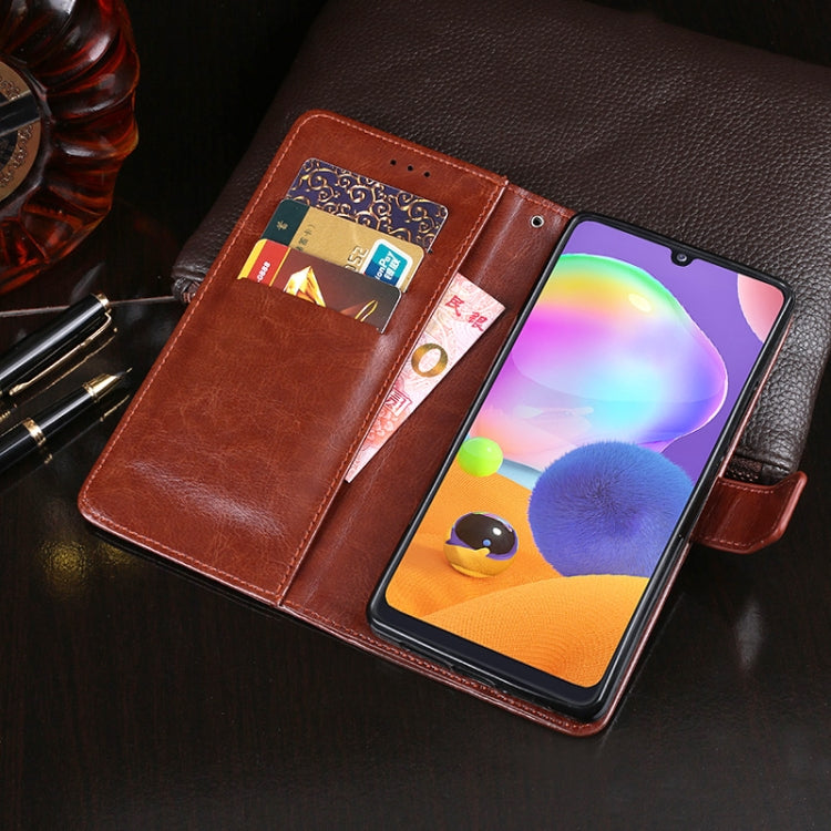 For Galaxy A31 idewei Crazy Horse Texture Horizontal Flip Leather Case with Holder & Card Slots & Wallet(Black) - free shipping - PMC TechLife - Order now!