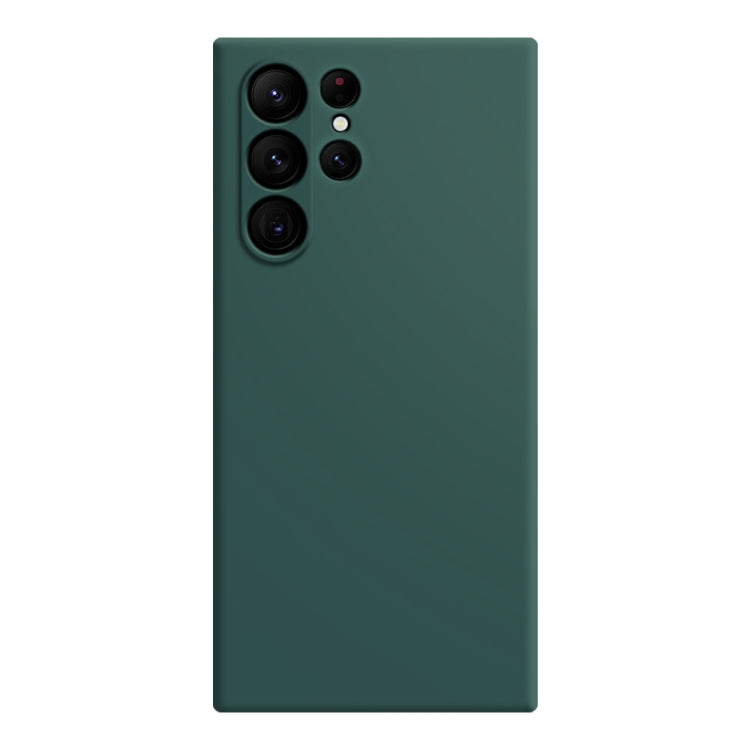 For Samsung Galaxy S23 Ultra 5G Imitation Liquid Silicone Phone Case(Dark Green) - free shipping - PMC TechLife - Order now!