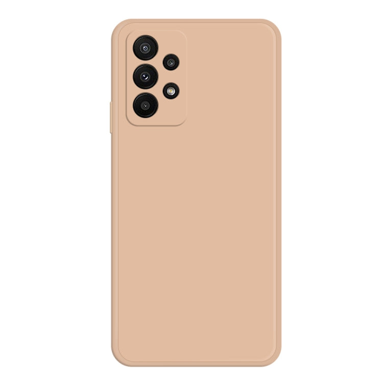 For Samsung Galaxy A23 Imitation Liquid Silicone Phone Case(Apricot) - free shipping - PMC TechLife - Order now!